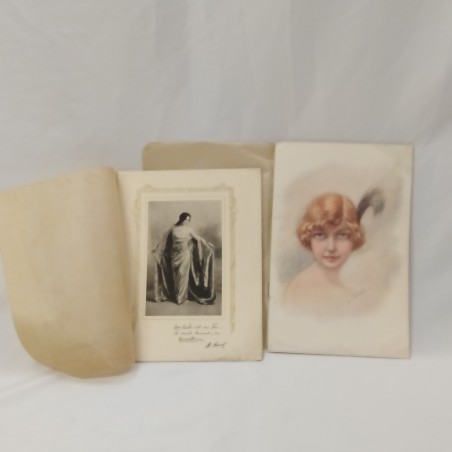 Lotto 2 cataloghi lingerie francese Baehr&C inizi '900 Buono