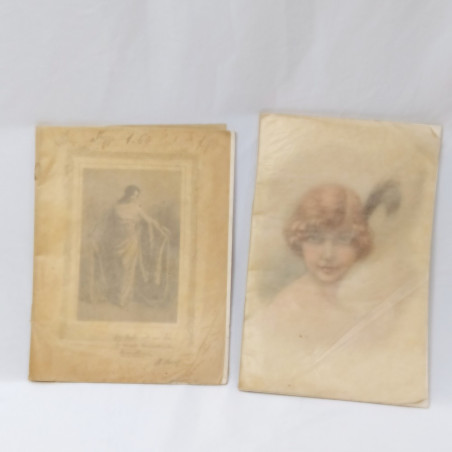 Lotto 2 cataloghi lingerie francese Baehr&C inizi '900 Buono