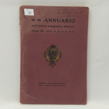 Annuario Istituto geografico militare 1915 Segni del tempo