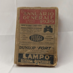 TCI Annuario Generale1929 - 1065 pagine discreto