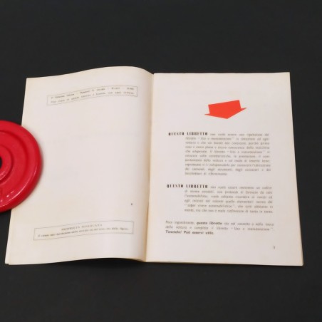 Manuale FIAT Consigli agli utenti - anno 1957 ottimo