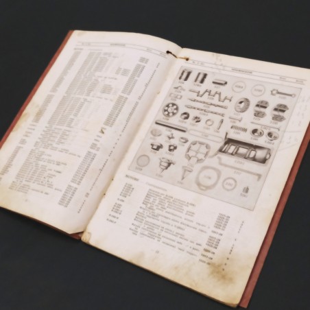 Listino prezzi n° 72 BERCO materiale vario per trattrici agricole 1939