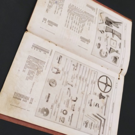 Listino prezzi n° 72 BERCO materiale vario per trattrici agricole 1939