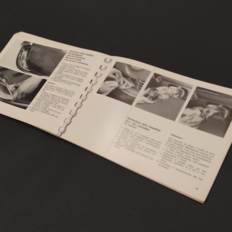 PORSCHE 912 libretto uso manutenzione anno 1965 italiano ottimo