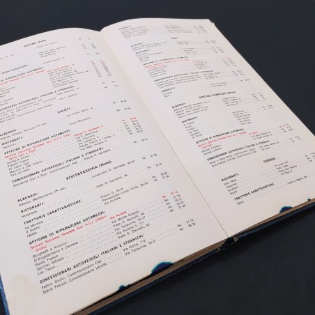 ACI - Libro Attraversamenti di 150 città italiane 1955 - Buono