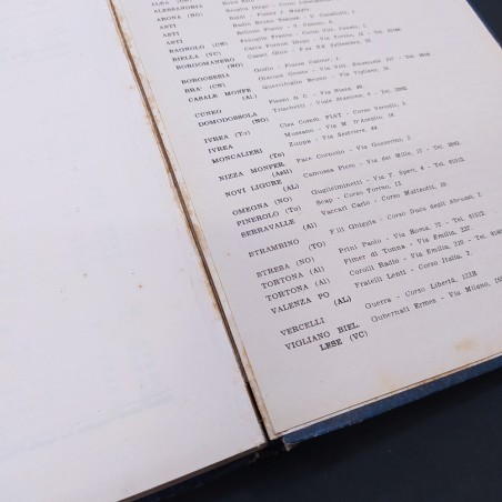 ACI - Libro Attraversamenti di 150 città italiane 1955 - Buono