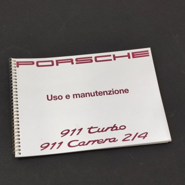 PORSCHE libretto uso manutenzione 911 turbo, Carrera 2/4 1991