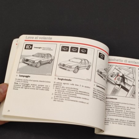 ALFA ROMEO 164 TD Libretto uso manutenzione 10/1987 ottimo
