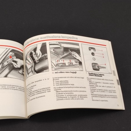 ALFA ROMEO 164 TD Libretto uso manutenzione 10/1987 ottimo