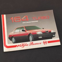 ALFA ROMEO 164 Turbo Libretto uso manutenzione 03/1988 ottimo