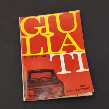 ALFA ROMEO Giulia TI Libretto uso manutenzione gennaio 1967 ottimo