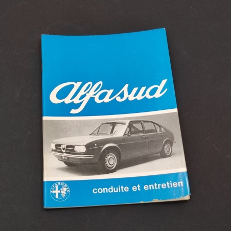 ALFA ROMEO ALFASUD Conduit et Entretien 10/74 francese