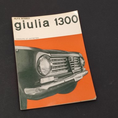 ALFA ROMEO Giulia 1300 Conduite et entretien 12/1964