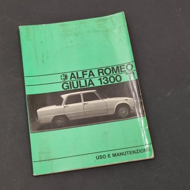 ALFA ROMEO Giulia 1300 TI Libretto uso manutenzione 01/1969