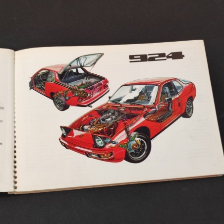 PORSCHE 924 Libretto uso manutenzione 1976 Servizio assistenza