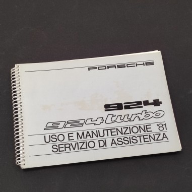 PORSCHE 924 & Turbo Uso manutenzione Servizio Assistenza modello 1981