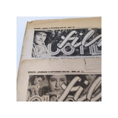 Lotto 7 riviste settimanali anni '40 numeri e titoli vari - Segni del tempo 2