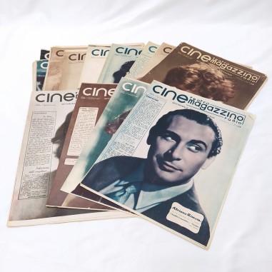 Lotto 28 riviste Cine teatro magazzino radio anni '40 - Segni del tempo