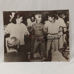 Foto grande formato Brigitte Bardot con autografo - Segni del tempo