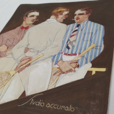 Cartoncino prepraratorio per manifesto pubblicitario Studio Accurato - Segni 2