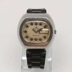 Orologio Philip Watch anni 70 usato automatico cinturino nero Buone condizioni