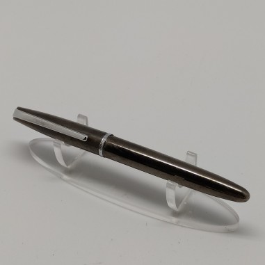 Penna stilografica Aurora antracite lucida usata - Segni di ossidazione