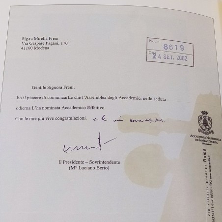Pubblicazione Mirella Freni Splendido Duemiladue autografo e dedica - Buono