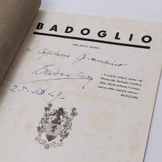 Opuscolo Badoglio 1937 con autografo - Segni del tempo 2