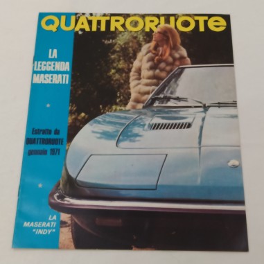 Opuscolo Quattroruote La leggenda Maserati 1971 - Buono
1971, buone condizioni