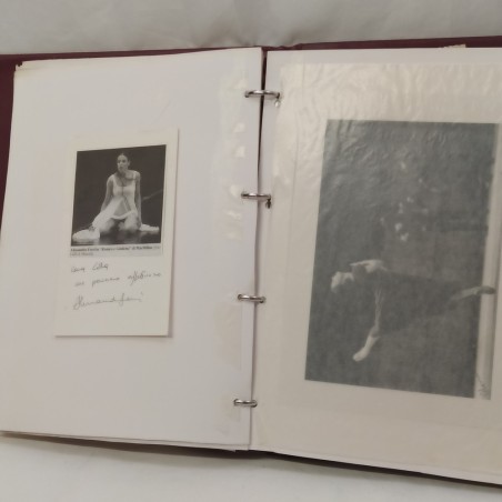 Album foto, autografi, lettere e articoli ballerina Ferri Alessandra - Buono