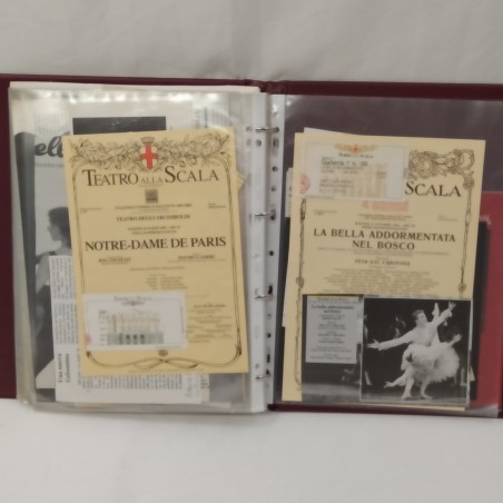 Album foto, autografi, lettere e articoli ballerina Ferri Alessandra - Buono