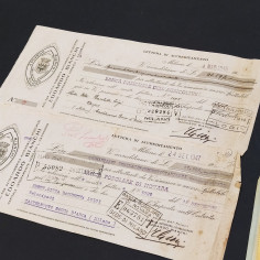 Lotto 21 fatture, circolari, lettere velocipedi Bianchi - Segni del tempo 2