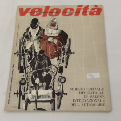 Rivista Velocità Numero speciale ottobre 1961 Ingiallimenti