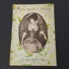 Opuscolo Margherita di Savoia 20 dicembre 1925 - Segni del tempo