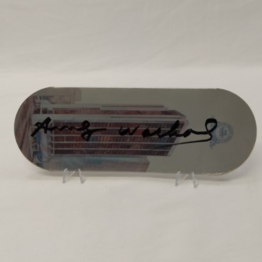 Depliant albergo autografato Andy Warhol - Segni del tempo