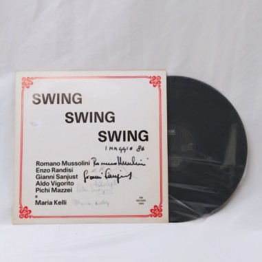 Disco vinile Swing Swing Swing con autografi 1986 - Buone condizioni