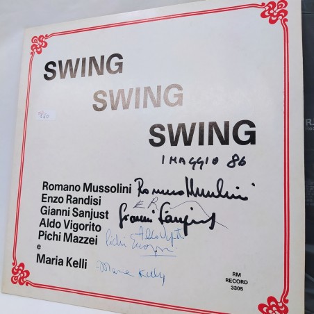 Disco vinile Swing Swing Swing con autografi 1986 - Buone condizioni
