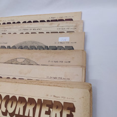 Lotto 6 numeri settimanale Radiocorriere 1930 - Ingiallimenti e macchie 2