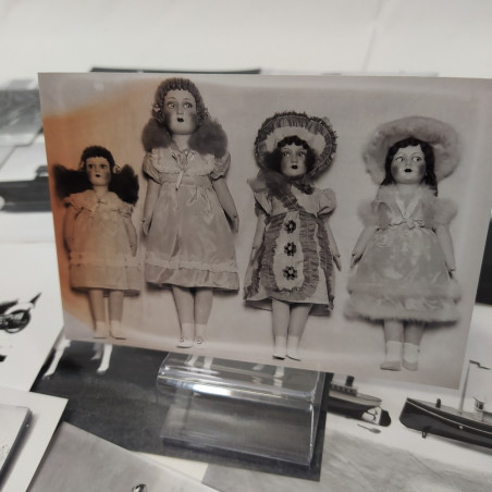 Lotto 403 foto bianco/nero giocattoli anni '20 da negativo. Buone condizioni