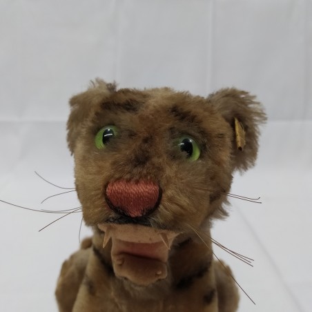 Giocattoli peluche tigrotto e ghepardo anni '20 Steiff - Segni del tempo