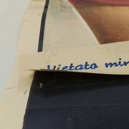 Manifesto film La proprietà non è più un furto con autografo - Segni del tempo