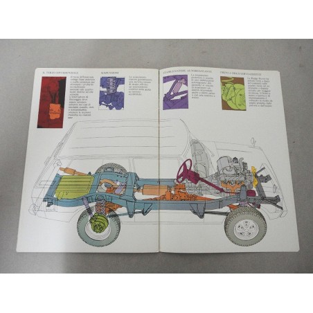 PROSPEKT BROCHURE DEPLIANT LAND ROVER 14 PAGINE VERSIONE ITALIANA