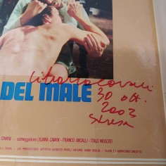 Manifesto film Al di là del bene e del male 1977 con autografo - Segni del tempo 2