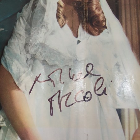 Manifesto film Life size con autografo Michel Piccoli