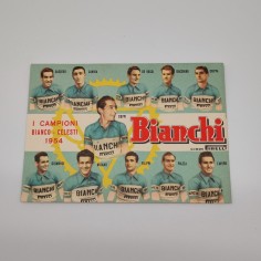 Cartolina I campioni Bianco Celesti 1954 2