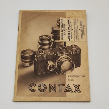 Libretto opuscolo macchina fotografica Contax anni 30