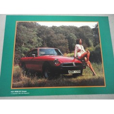 PROSPEKT BROCHURE DEPLIANT MG MAGAZINE GUIDE N° 16 1966 MGB/GT COUPE