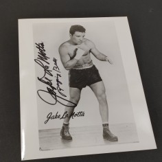 JAKE LA MOTTA foto con autografo in originale con certificato autenticità