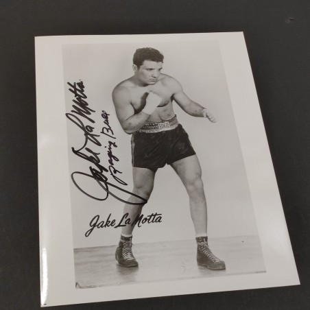 JAKE LA MOTTA foto con autografo in originale con certificato autenticità