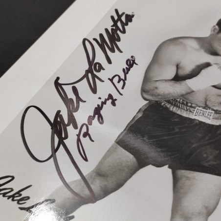JAKE LA MOTTA foto con autografo in originale con certificato autenticità